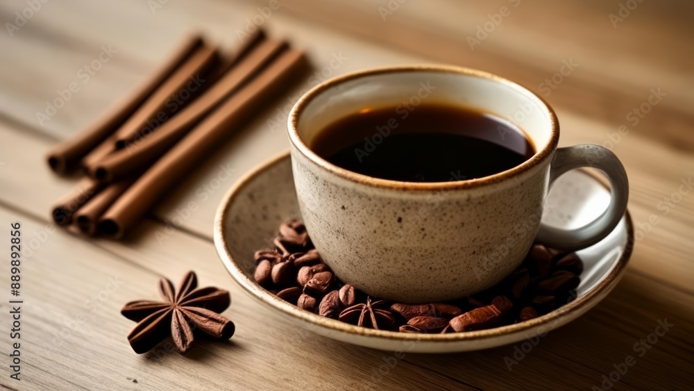 Warm up with a cozy cup of coffee and a dash of spice Warm up with a cozy cup of coffee and a dash of spice