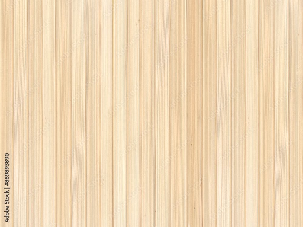 Naklejka premium Clean Light Beige Wood Grain Texture Background（きれいで明るいベージュの木目模様の背景）