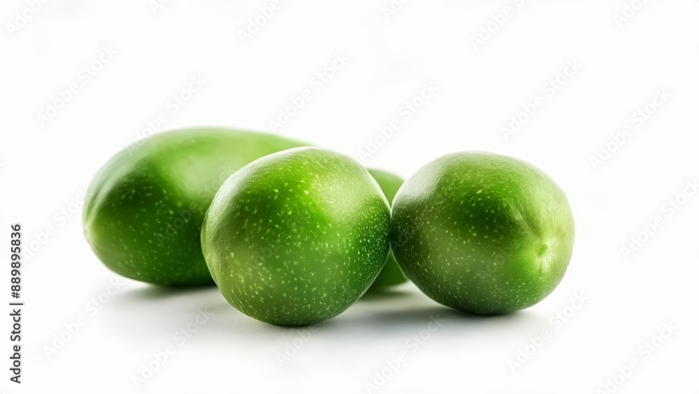 Fresh unripe apples ready for harvest Fresh unripe apples ready for harvest
