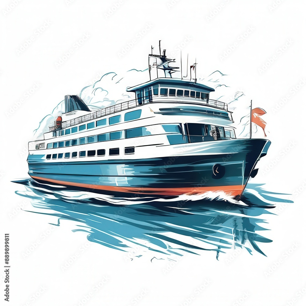 the AI Image Generator, Fast passenger ship the AI Image Generator, Fast passenger ship