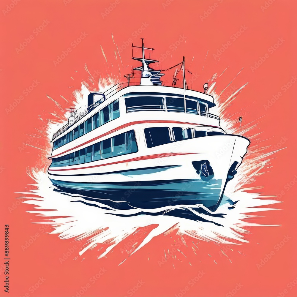 the AI Image Generator, Fast passenger ship the AI Image Generator, Fast passenger ship