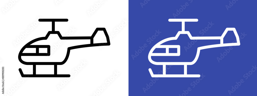 helicopter helipad logo sign set vector outline helicopter helipad logo sign set vector outline