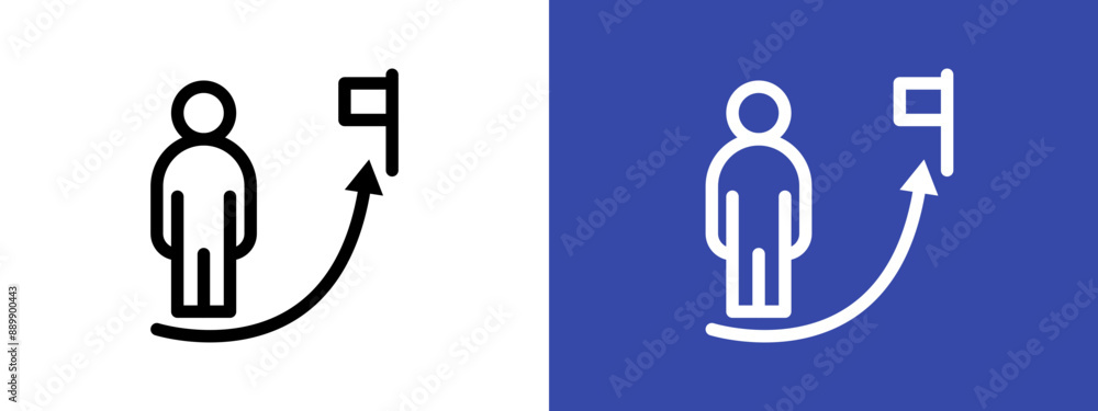 Mission Path logo sign set vector outline Mission Path logo sign set vector outline