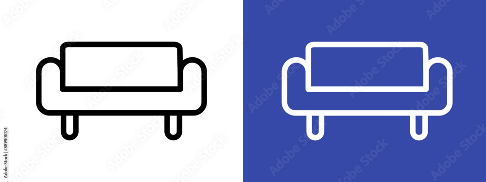 sofa logo sign set vector outline sofa logo sign set vector outline