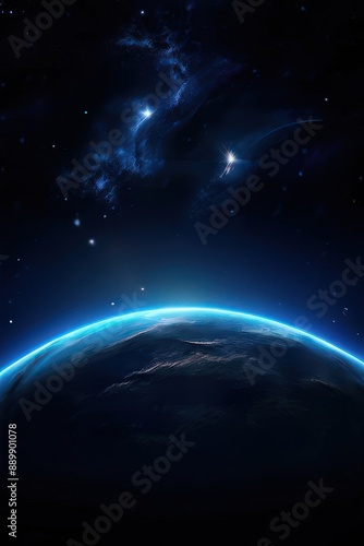 the AI Image Generator, night sky and moon