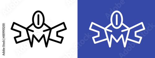 valkyrie logo sign set vector outline
