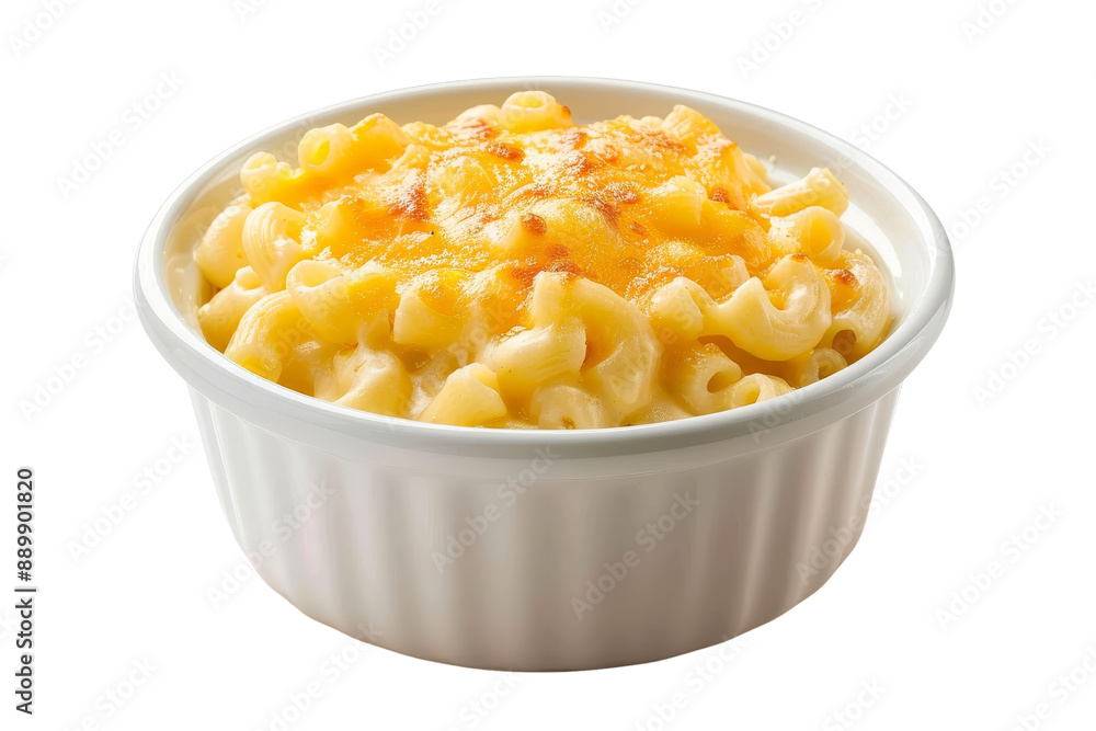 Close-up of Mac and Cheese in a White Bowl Close-up of Mac and Cheese in a White Bowl