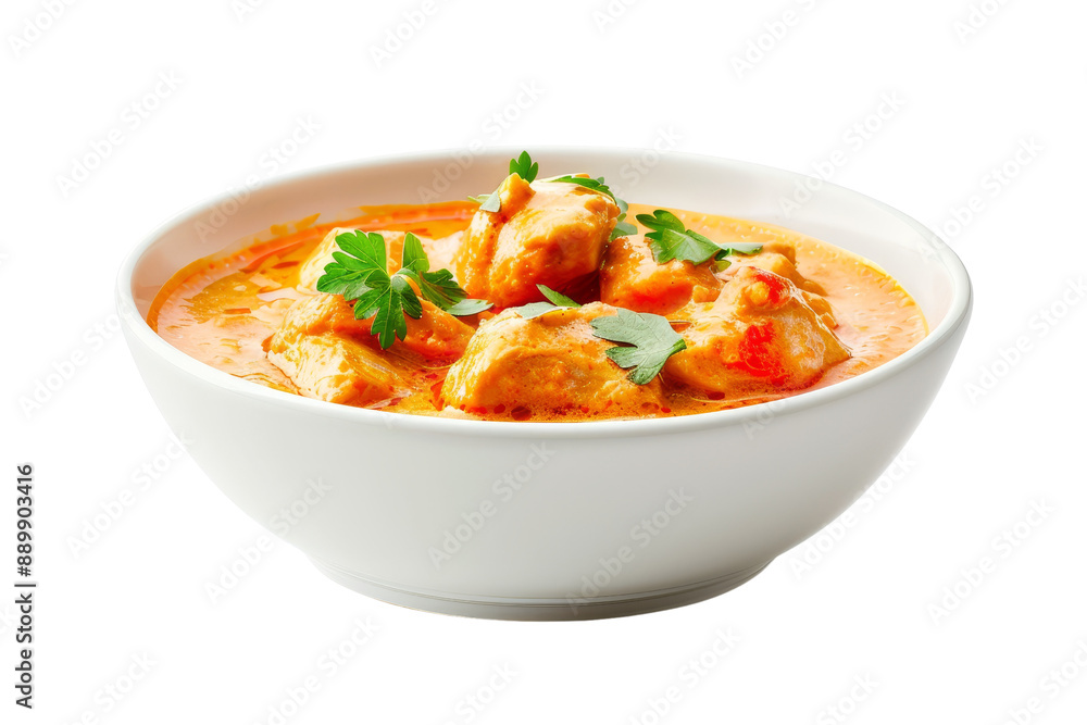 Chicken Tikka Masala in a White Bowl Chicken Tikka Masala in a White Bowl