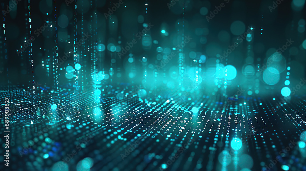Abstract communication and future technology data flow Abstract communication and future technology data flow