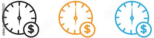 Annuity due vector logo set collection for web app ui