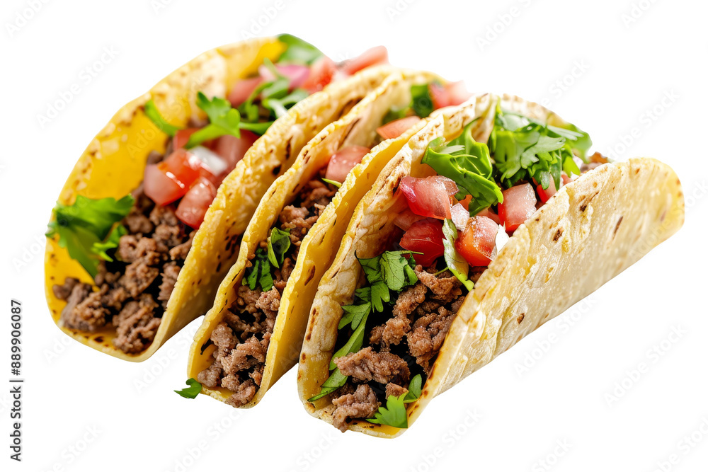 Delicious Tacos with Ground Beef, Tomatoes, and Cilantro Delicious Tacos with Ground Beef, Tomatoes, and Cilantro