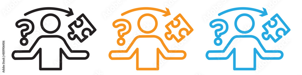 Solution, solve vector logo set collection for web app ui Solution, solve vector logo set collection for web app ui