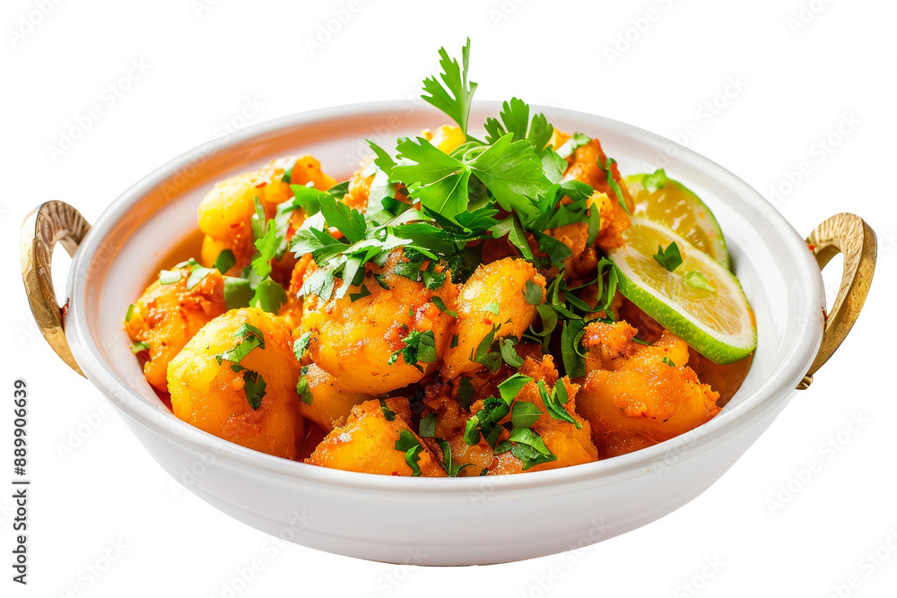 Spicy Potato Curry with Parsley and Lime Spicy Potato Curry with Parsley and Lime