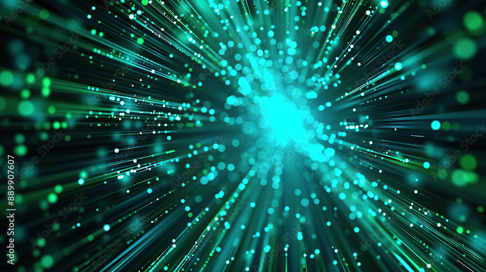 Abstract communication and future technology data flow Abstract communication and future technology data flow