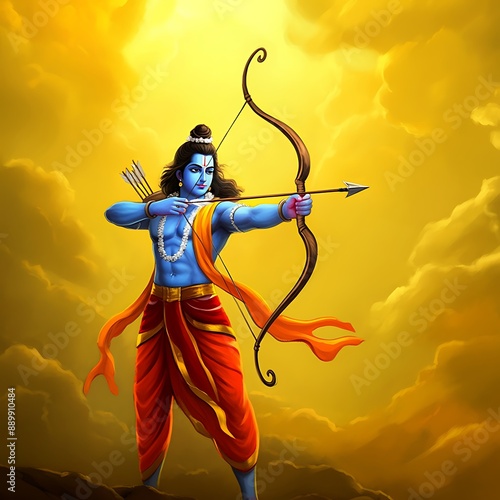 Greatest Warrior Lord Rama photo