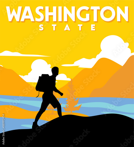 Washington State with beautiful natural views