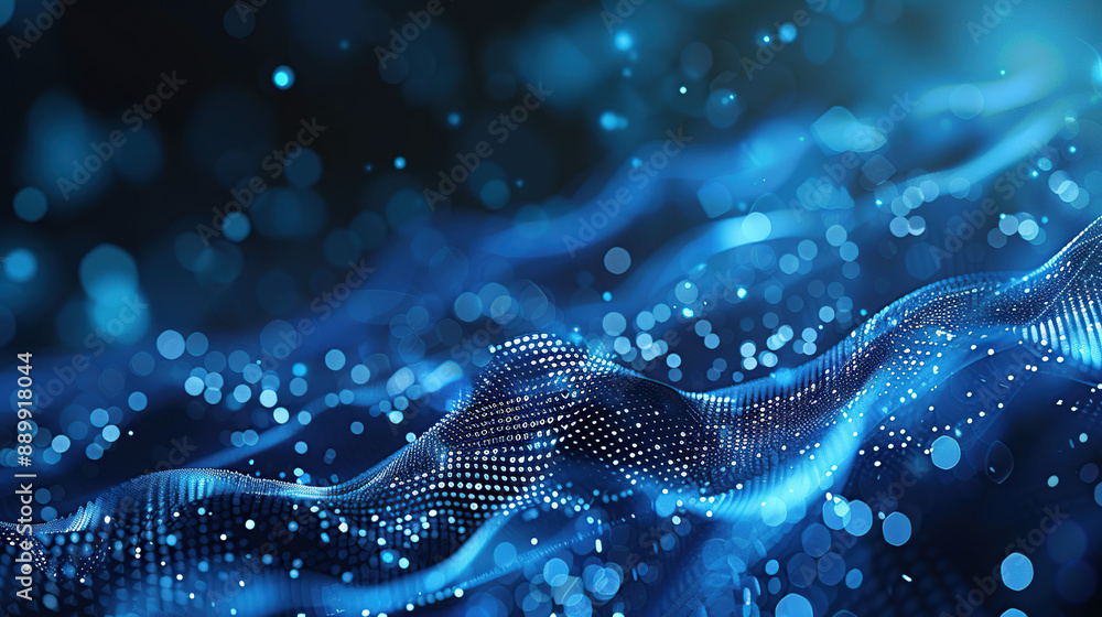 Abstract communication and future technology data flow Abstract communication and future technology data flow