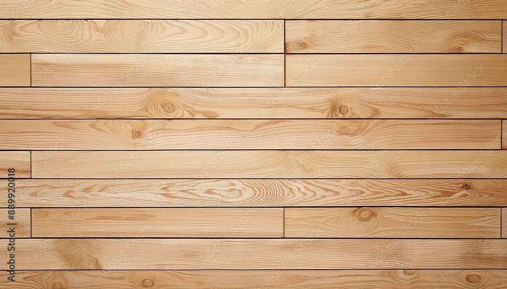 Fototapeta premium Natural wood texture, top view of natural pattern for backdrop, light wooden color, abstract background.