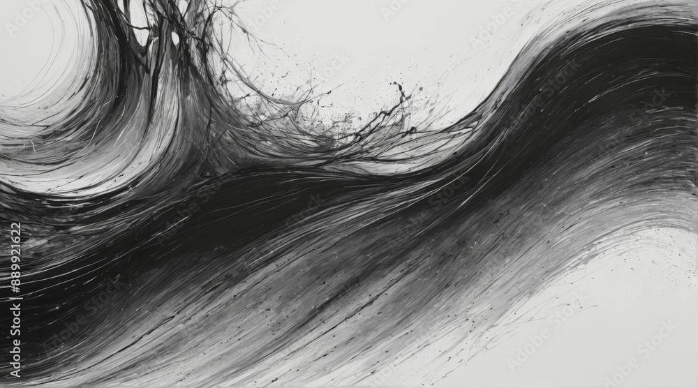 black white abstract painting background made up series black white abstract painting background made up series