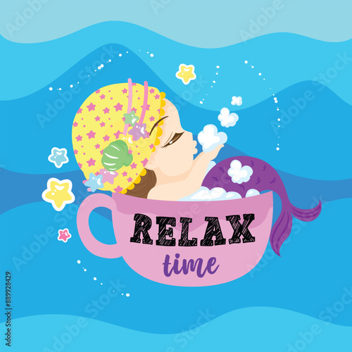 Kawaii Cloud with Hanging Stars with pink background