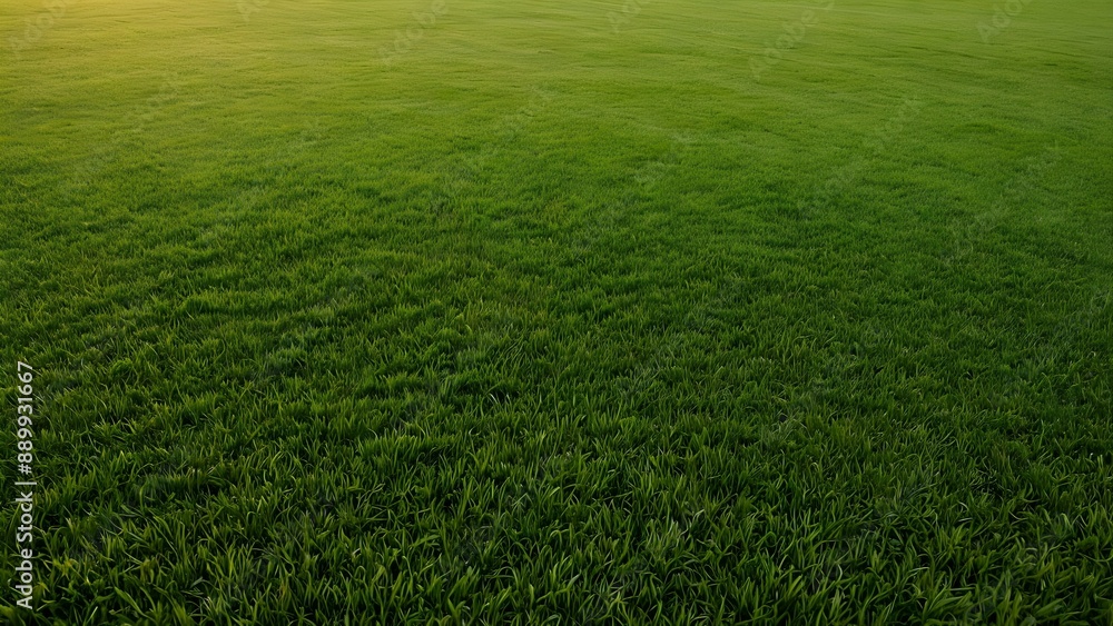 Lush green grass field with a slight gradient in color. Lush green grass field with a slight gradient in color.