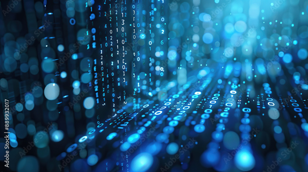 Abstract communication and future technology data flow Abstract communication and future technology data flow