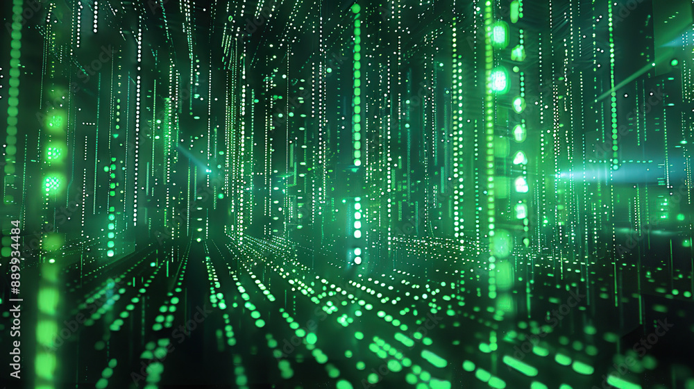 Abstract communication and future technology data flow Abstract communication and future technology data flow