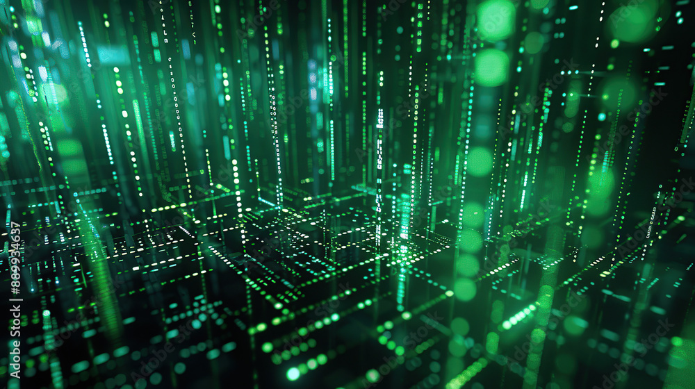 Abstract communication and future technology data flow Abstract communication and future technology data flow