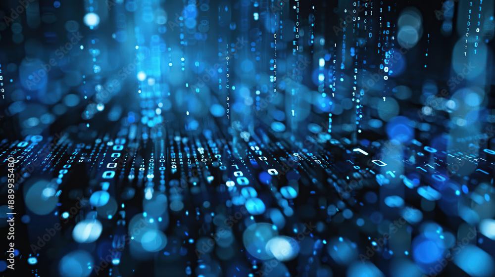 Abstract communication and future technology data flow Abstract communication and future technology data flow