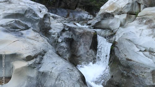 Nature river, Rocks and water, little waterfalls and huge rocks. 