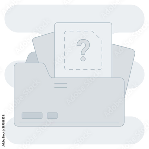 Empty File Illustration