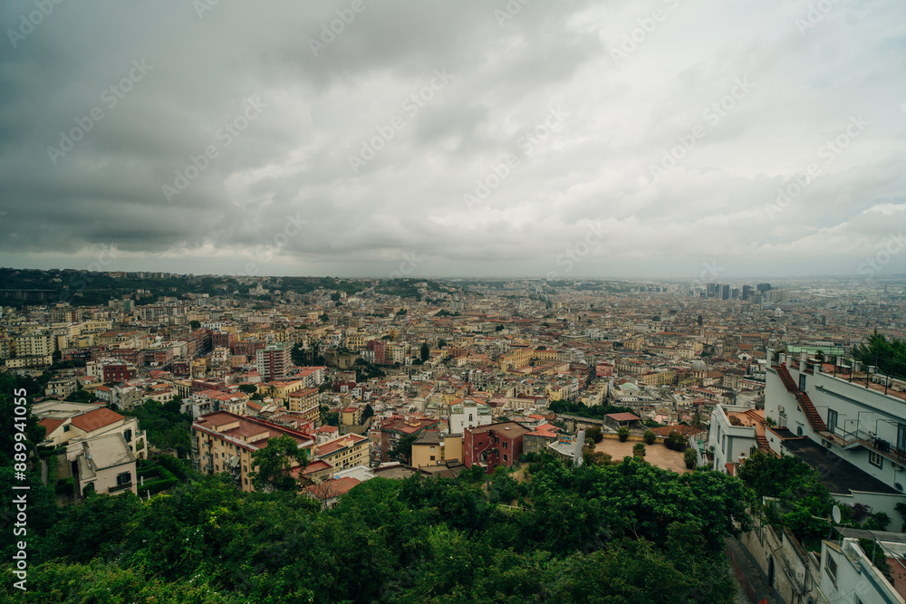 Top view of downtown Naples, Italy Top view of downtown Naples, Italy