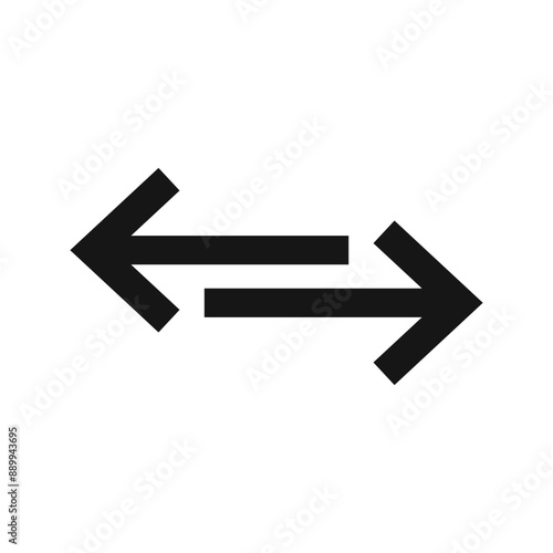 Free Download Swap icon Black line art vector logo - GFXLoad