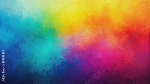 Vibrant abstract gradient illustration on a noisy grainy textured background providing a blank canvas for custom design and creative visual projects.