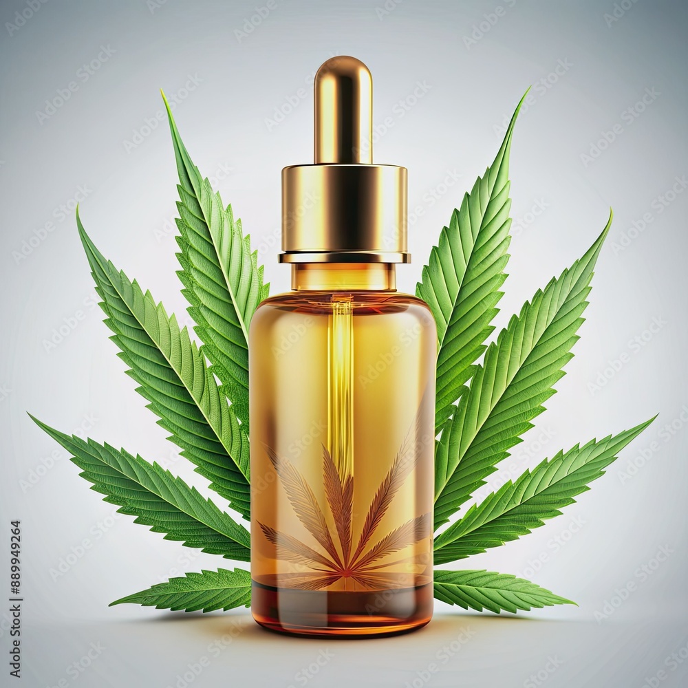 A sleek, modern bottle filled with golden CBD oil and adorned with a vibrant green leaf, symbolizing the fusion of technology and natural wellness. A sleek, modern bottle filled with golden CBD oil and adorned with a vibrant green leaf, symbolizing the fusion of technology and natural wellness.