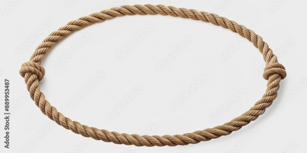 A minimalist rope circle frame border isolated on transparent background, ideal for creative compositions, logos, and graphics, with a rustic and natural aesthetic appeal. A minimalist rope circle frame border isolated on transparent background, ideal for creative compositions, logos, and graphics, with a rustic and natural aesthetic appeal.