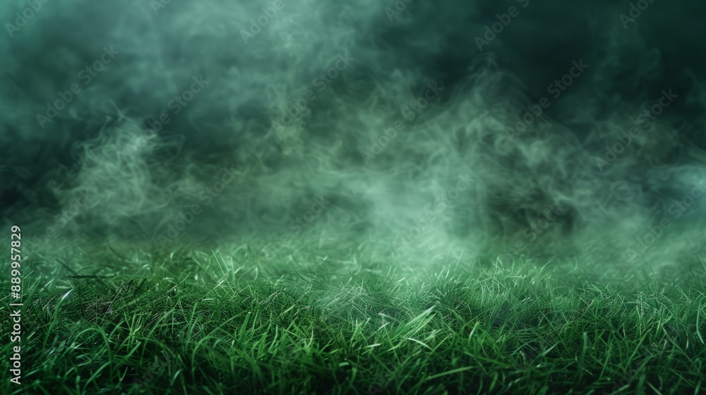 Smoke green background dark ground light smell toxic black bad fog stadium stink mist. Background green grass smoke cloud fart soccer night field dust poison potion floating sport transparent dirty Smoke green background dark ground light smell toxic black bad fog stadium stink mist. Background green grass smoke cloud fart soccer night field dust poison potion floating sport transparent dirty