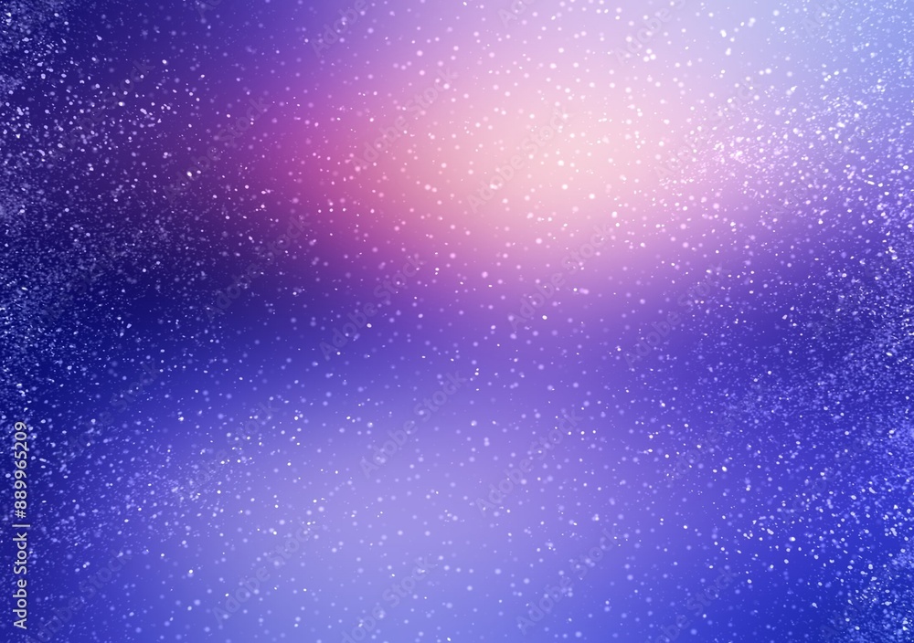Snow on deep purple winter dawn sky defocused backdrop. Snow on deep purple winter dawn sky defocused backdrop.