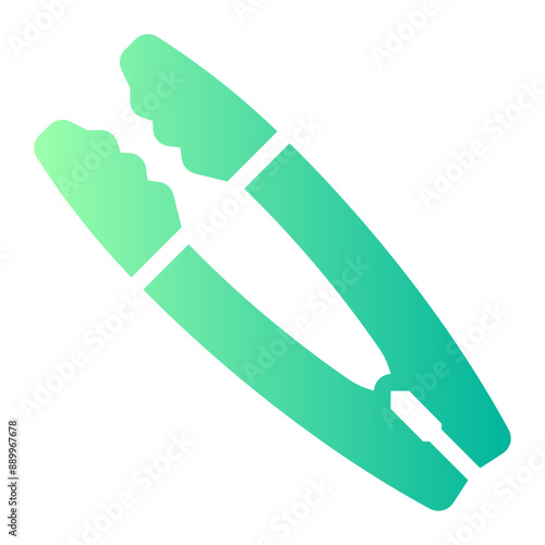 tongs Gradient icon