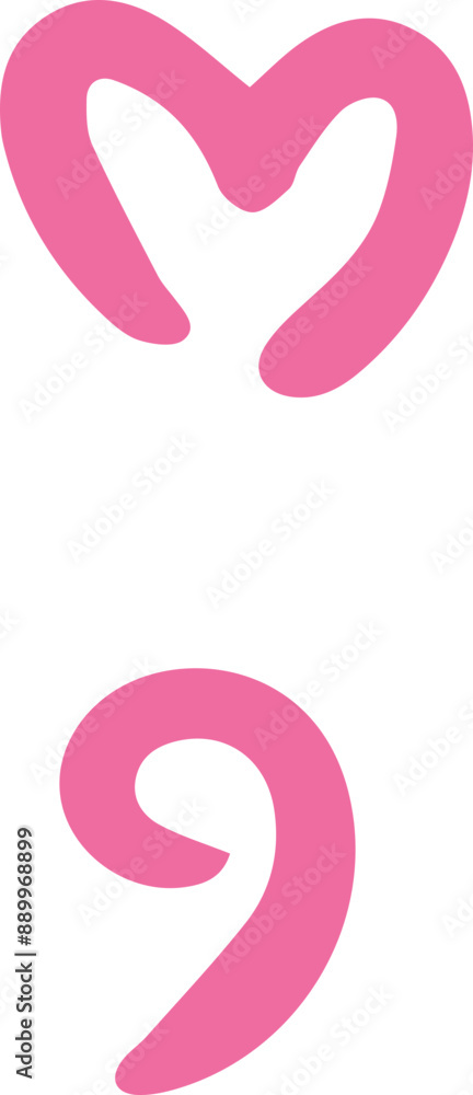 cute heart letter sign semicolons cute heart letter sign semicolons