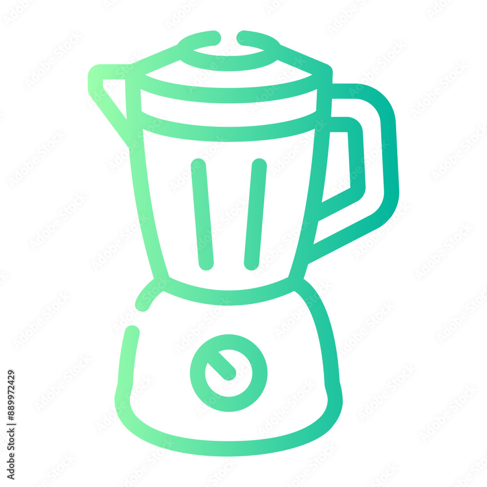 blender Line Gradient Icon blender Line Gradient Icon