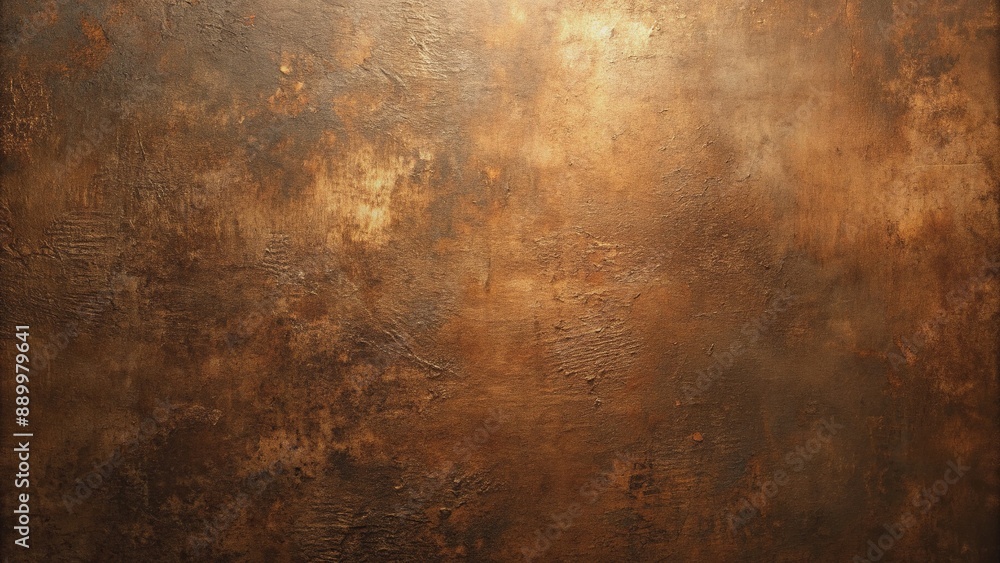 Dark bronze metallic texture background with stains and uneven surface ...