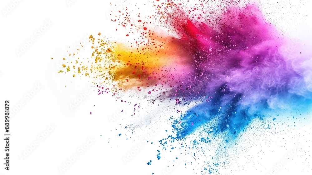 Abstract Colorful Powder Explosion Abstract Colorful Powder Explosion