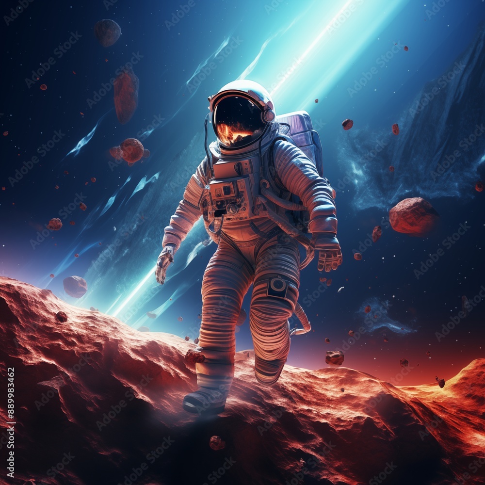 Astronauts in space Astronauts in space