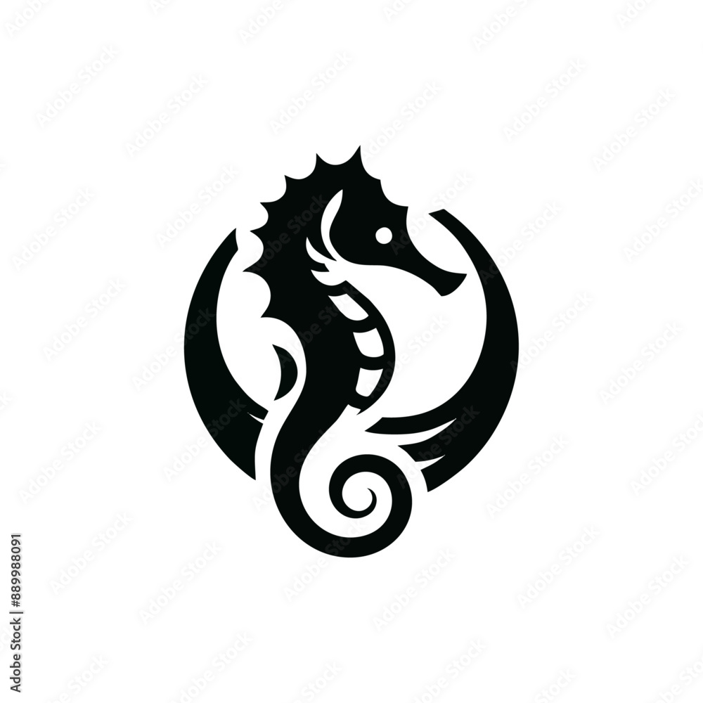 seahorse logo icon design illustration seahorse logo icon design illustration
