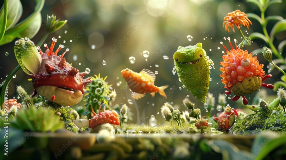 Food Chain: A series of organisms arranged in a line, where each one consumes the preceding organism, transferring energy and nutrients through the chain.
Food Chain: A series of organisms arranged in a line, where each one consumes the preceding organism, transferring energy and nutrients through the chain.