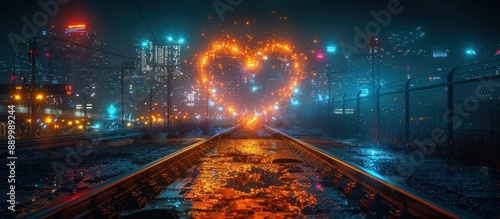 Love in the City Lights: A Heart of Fire