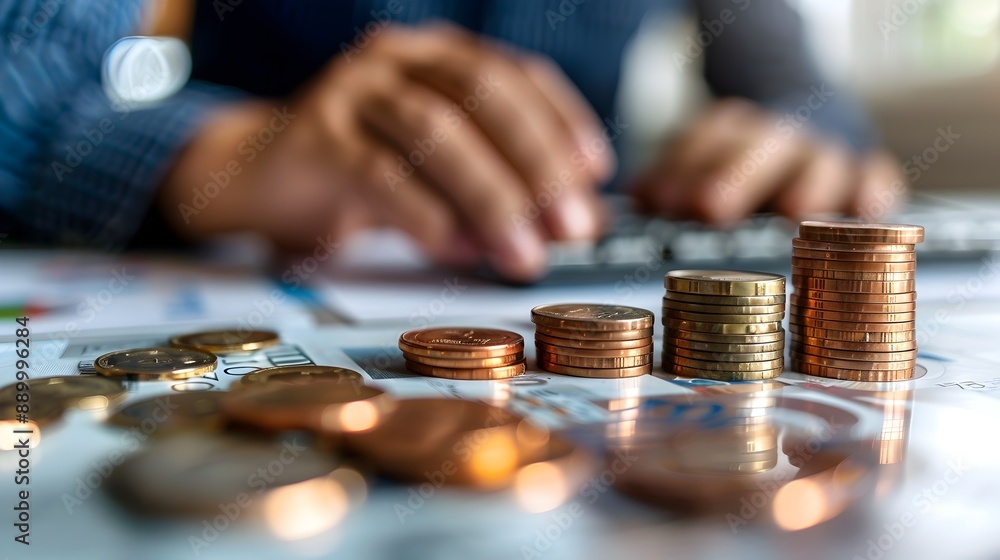 Financial Planner Presenting Investment Options to Confident Client Financial Planner Presenting Investment Options to Confident Client