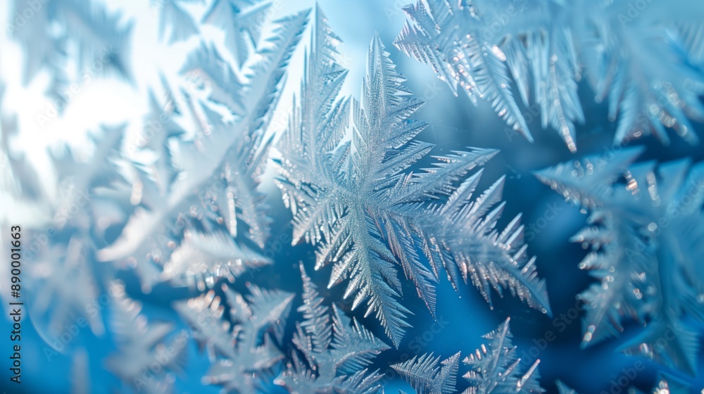 A macro shot reveals intricate frost patterns on a car window, showcasing nature's stunning icy art. A macro shot reveals intricate frost patterns on a car window, showcasing nature's stunning icy art.