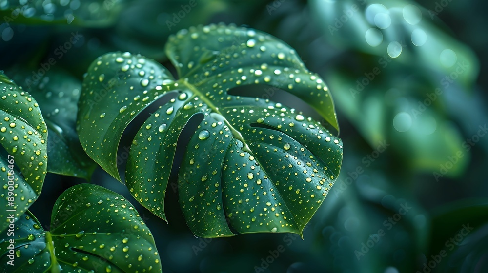 A close up of a surface of green leaves texture. The leaves are arranged in a way that creates a sense of depth and movement. Scene is serene and peaceful, as if the viewer is standing in a lush. A close up of a surface of green leaves texture. The leaves are arranged in a way that creates a sense of depth and movement. Scene is serene and peaceful, as if the viewer is standing in a lush.